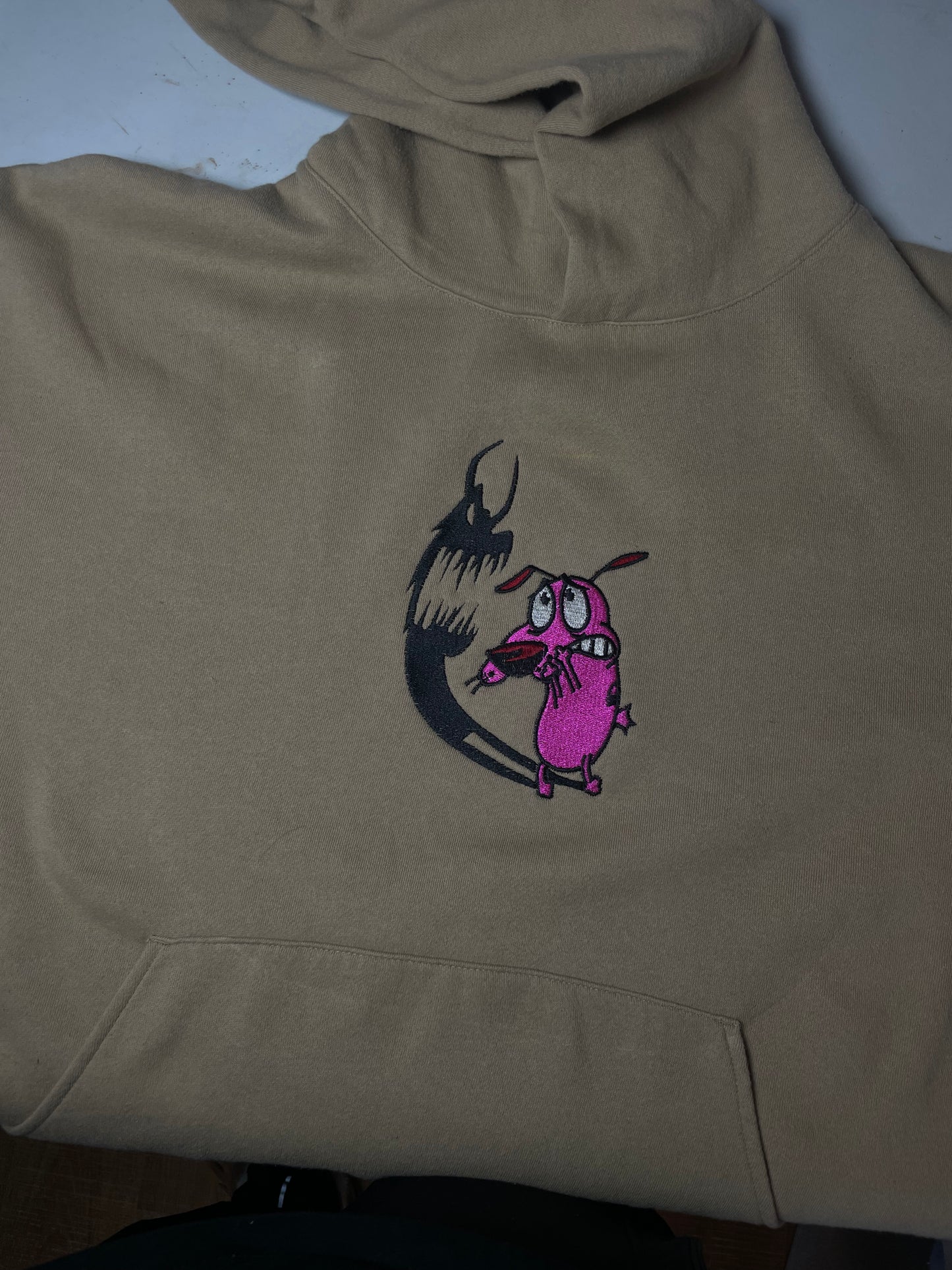 courage the cowardly dog hoodie