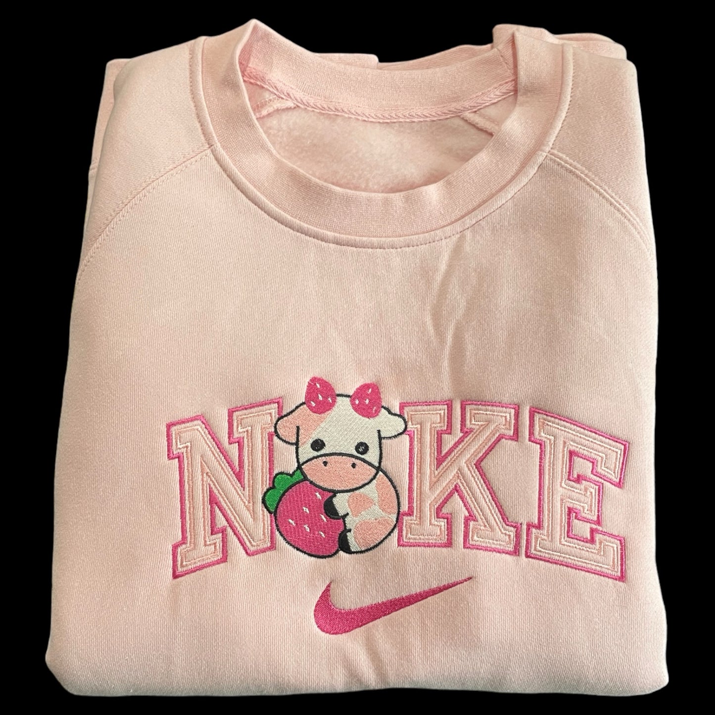 strawberry cow crewneck