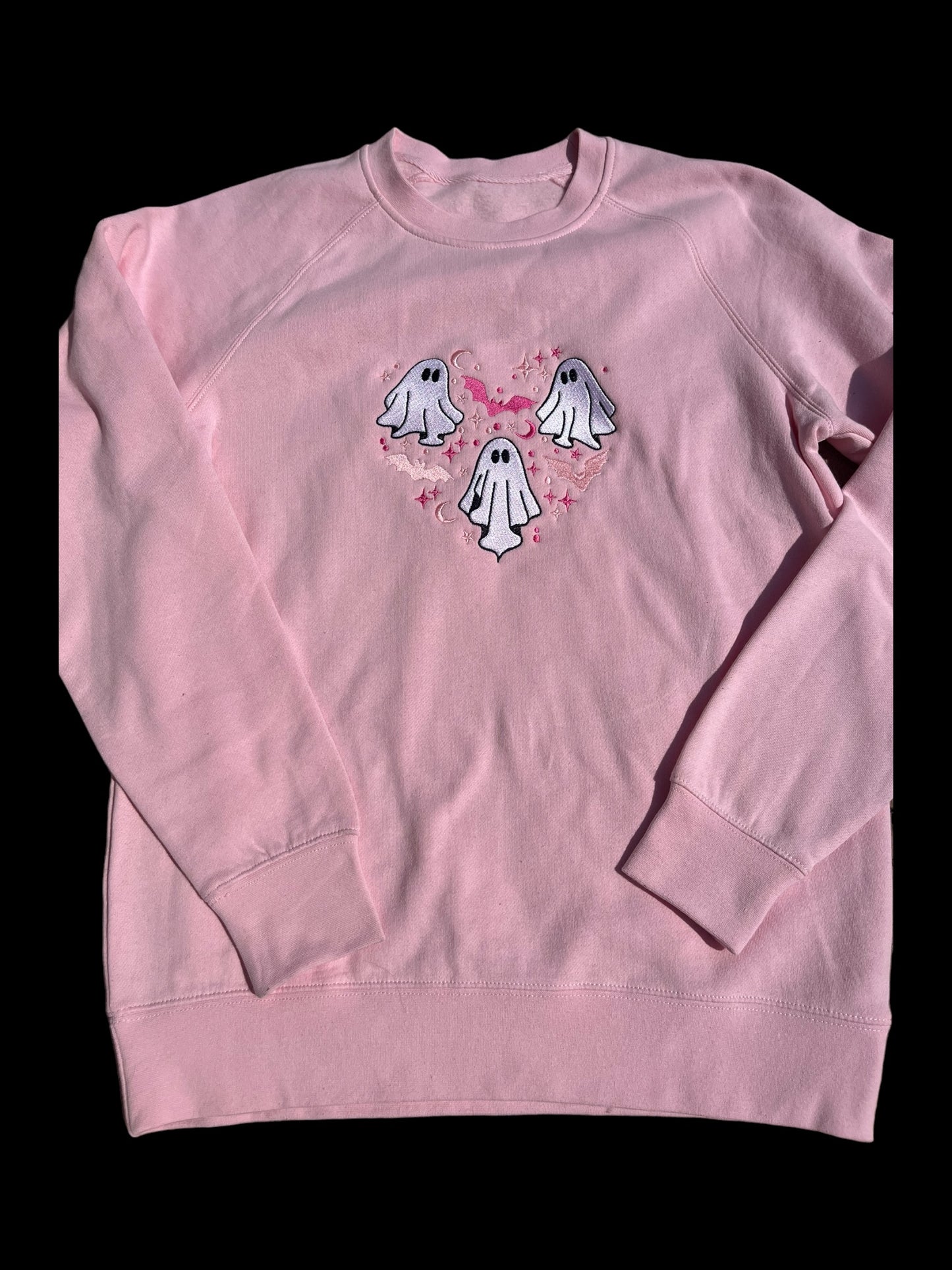 ghost heart crew neck (Halloween)