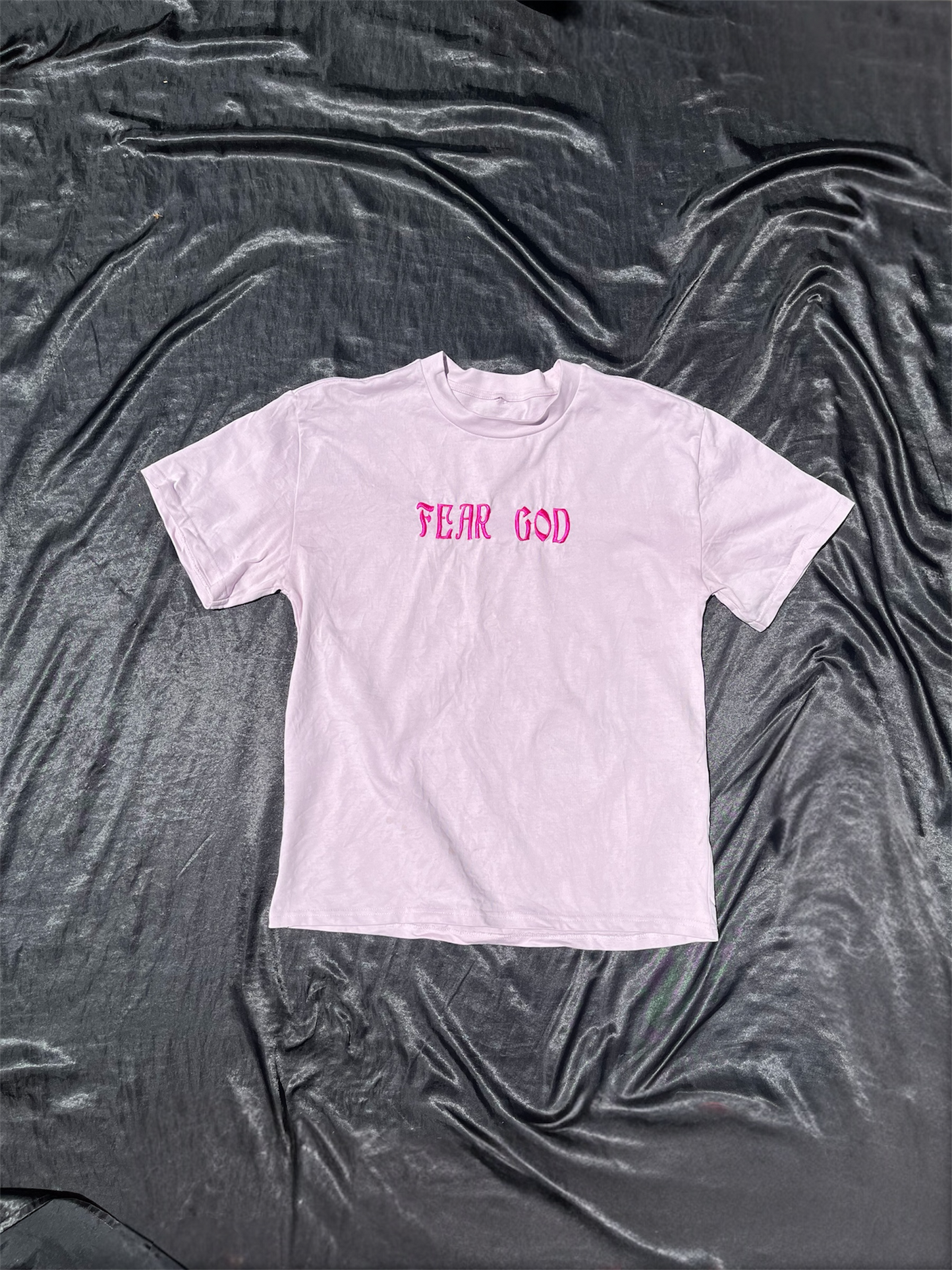 Fear God heavyweight Tee pink & pink