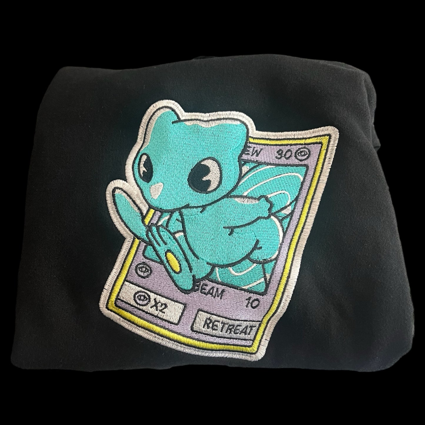 shiny mew card (Pokemon Hoodie)