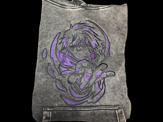 gojo hollow purple (Jujutsu Kaisen Hoodie)